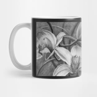 Orchid 2 - Drawing  by Avril Thomas - Adelaide / South Australia Artist Mug